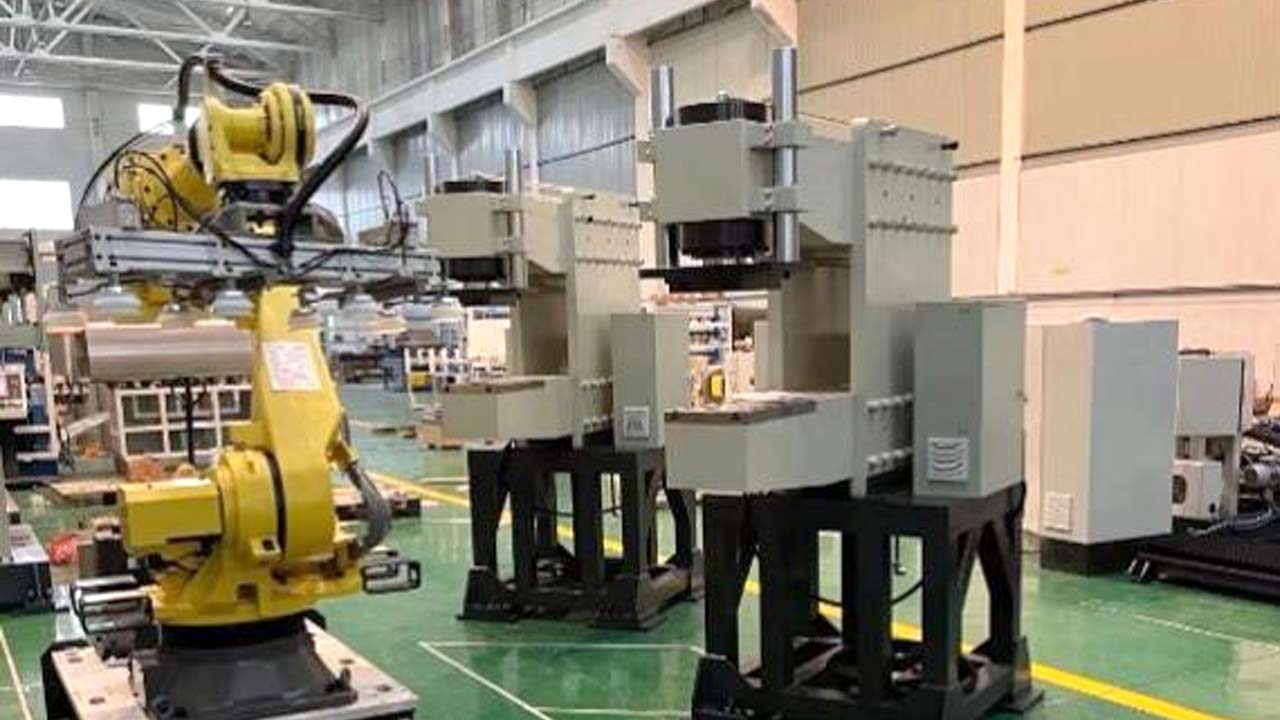 重型汽车油箱钣金生产线压机