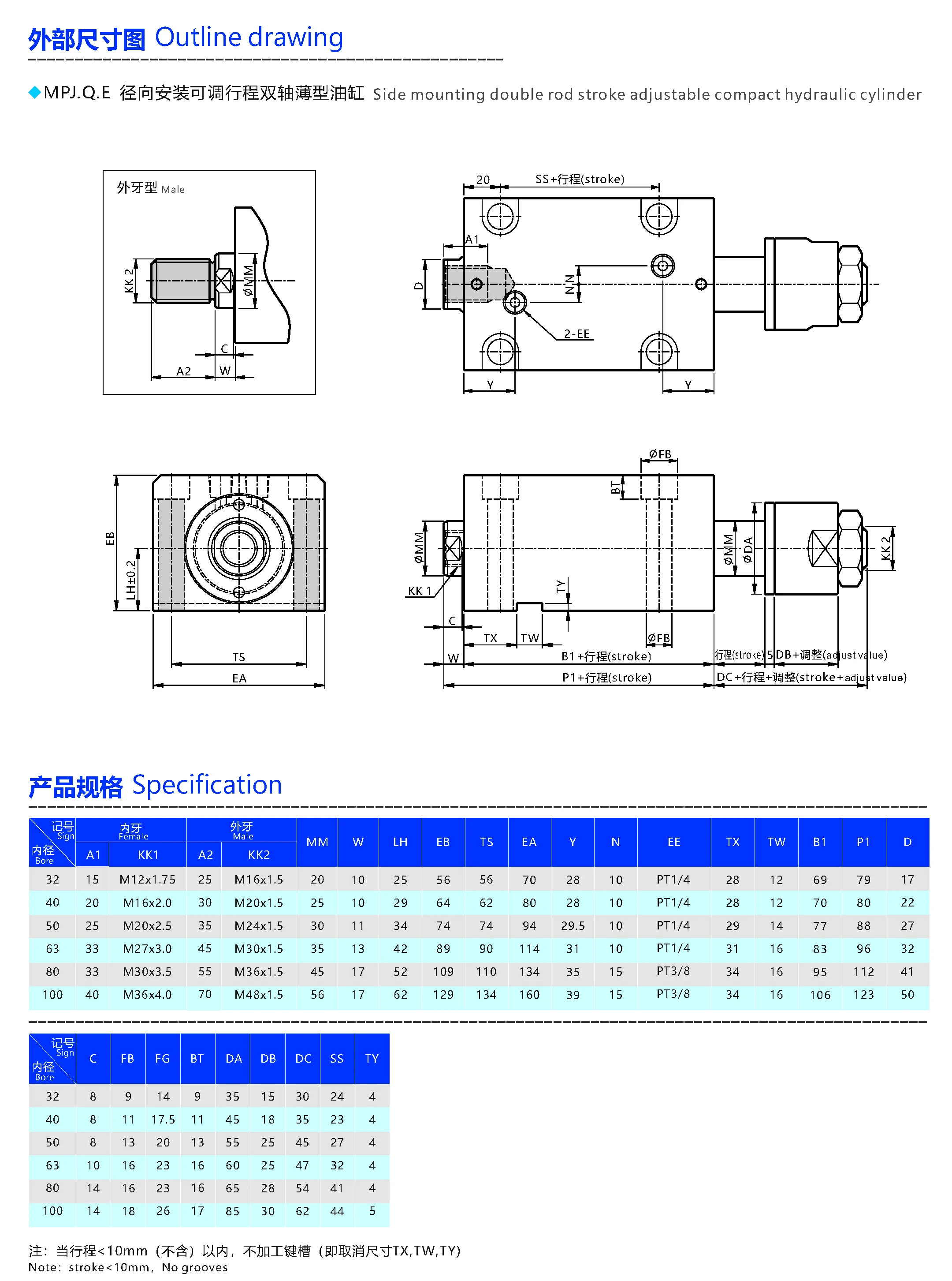 MPJ.Q.E径向安装可调行程薄型油缸.webp